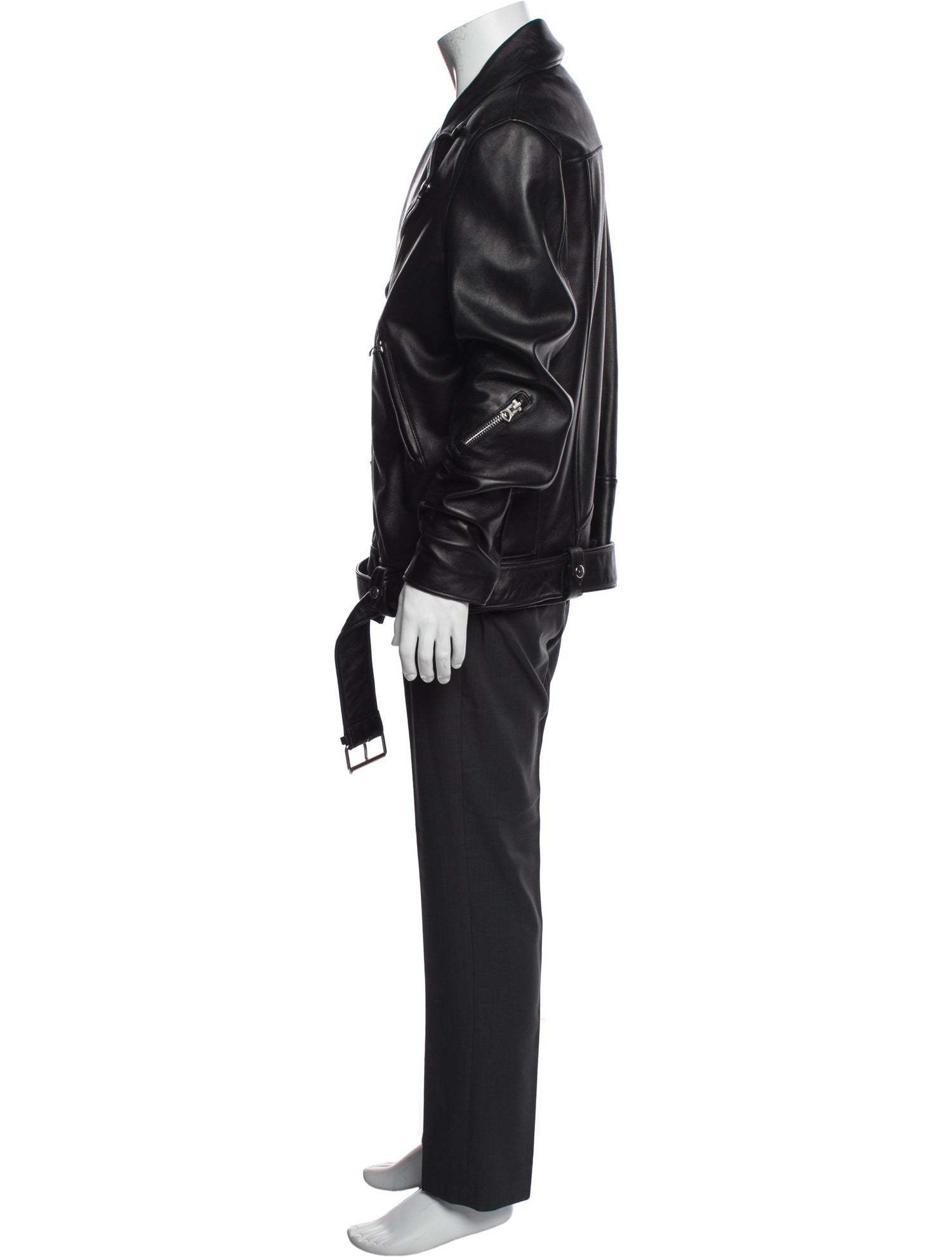 Acne Studios Lamb Leather Moto Jacket