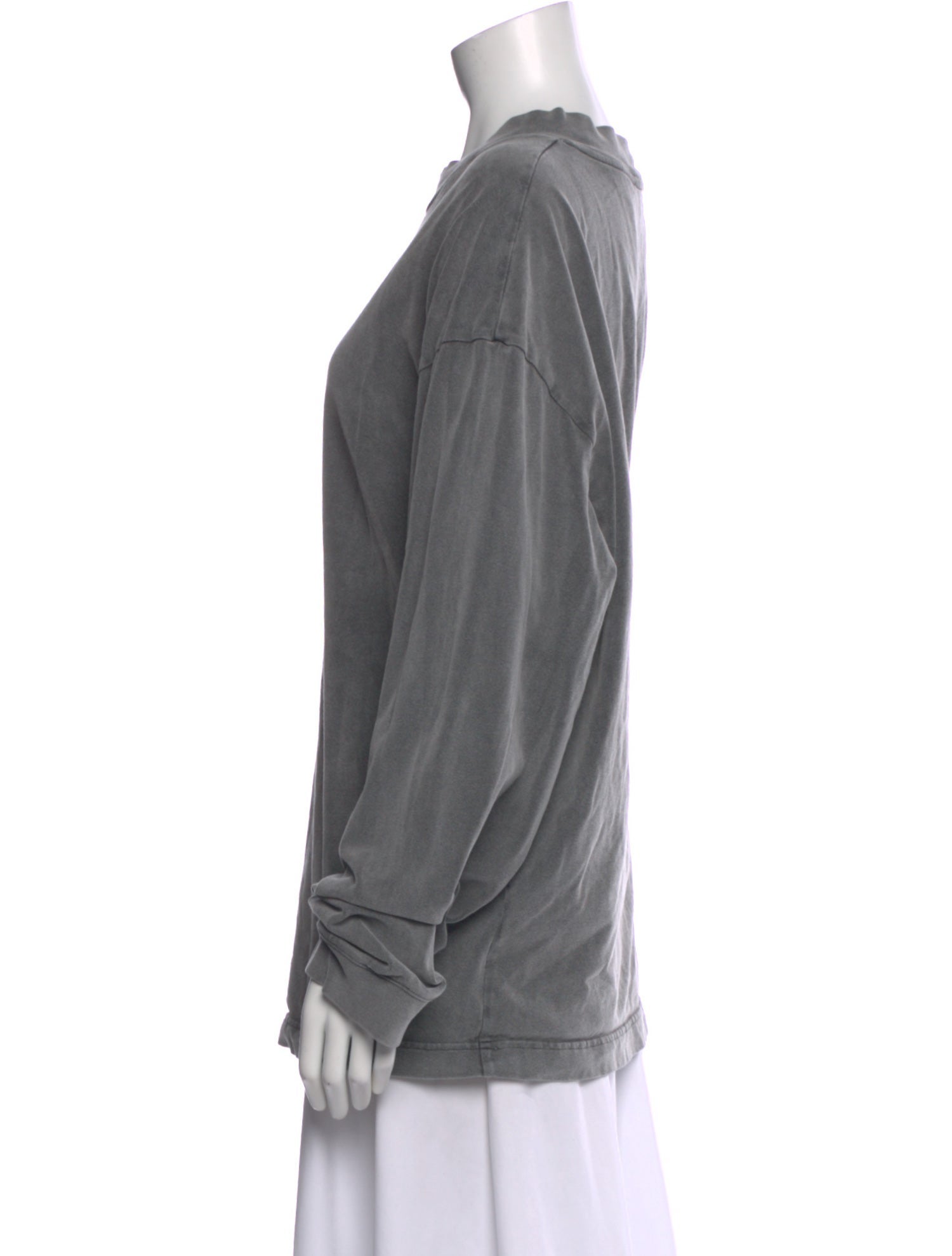 Acne Studios Mock Neck Long Sleeve Top