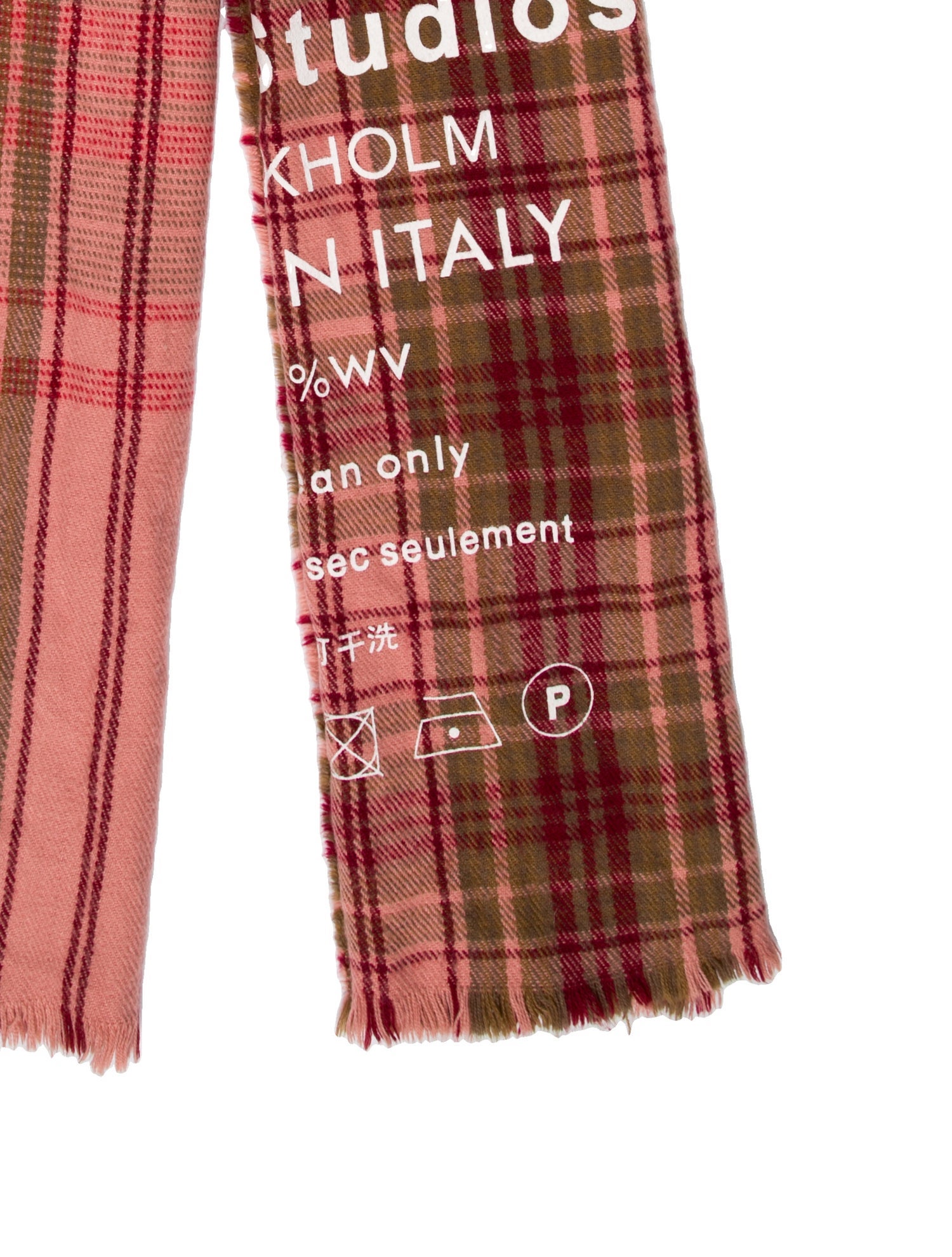Acne Studios Wool Striped Shawl