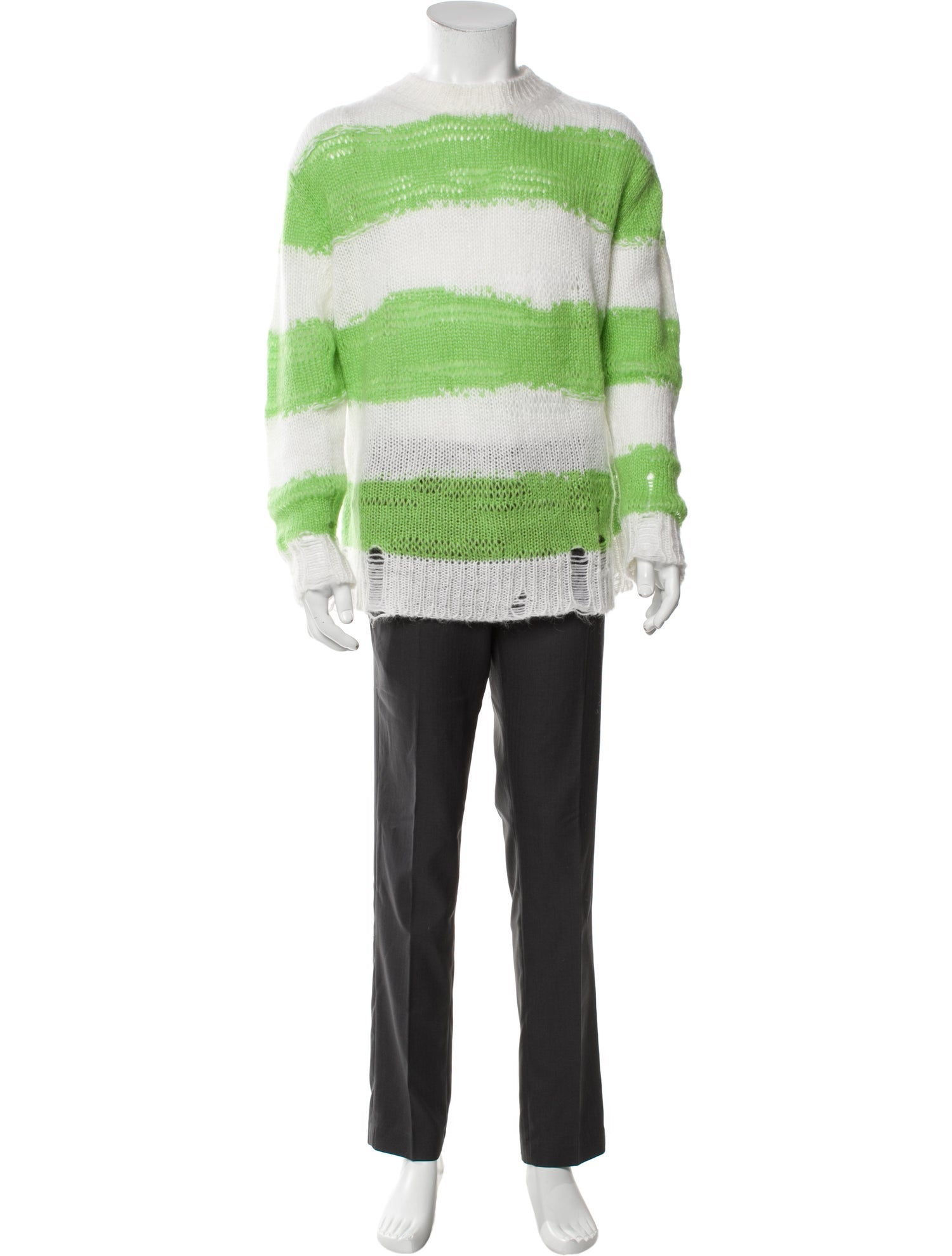 Acne Studios Striped Crew Neck Pullover