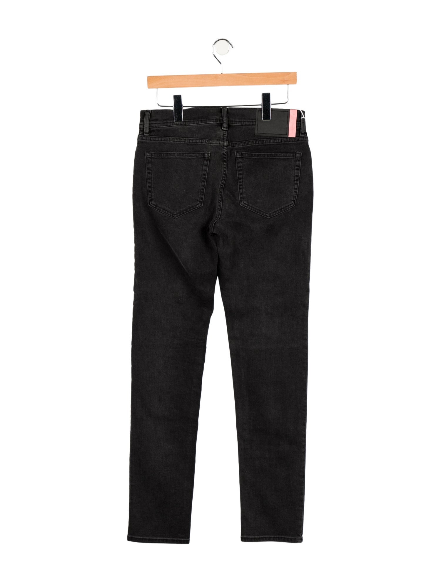 Acne Studios Blå Konst Mid-Rise Straight Leg Jeans