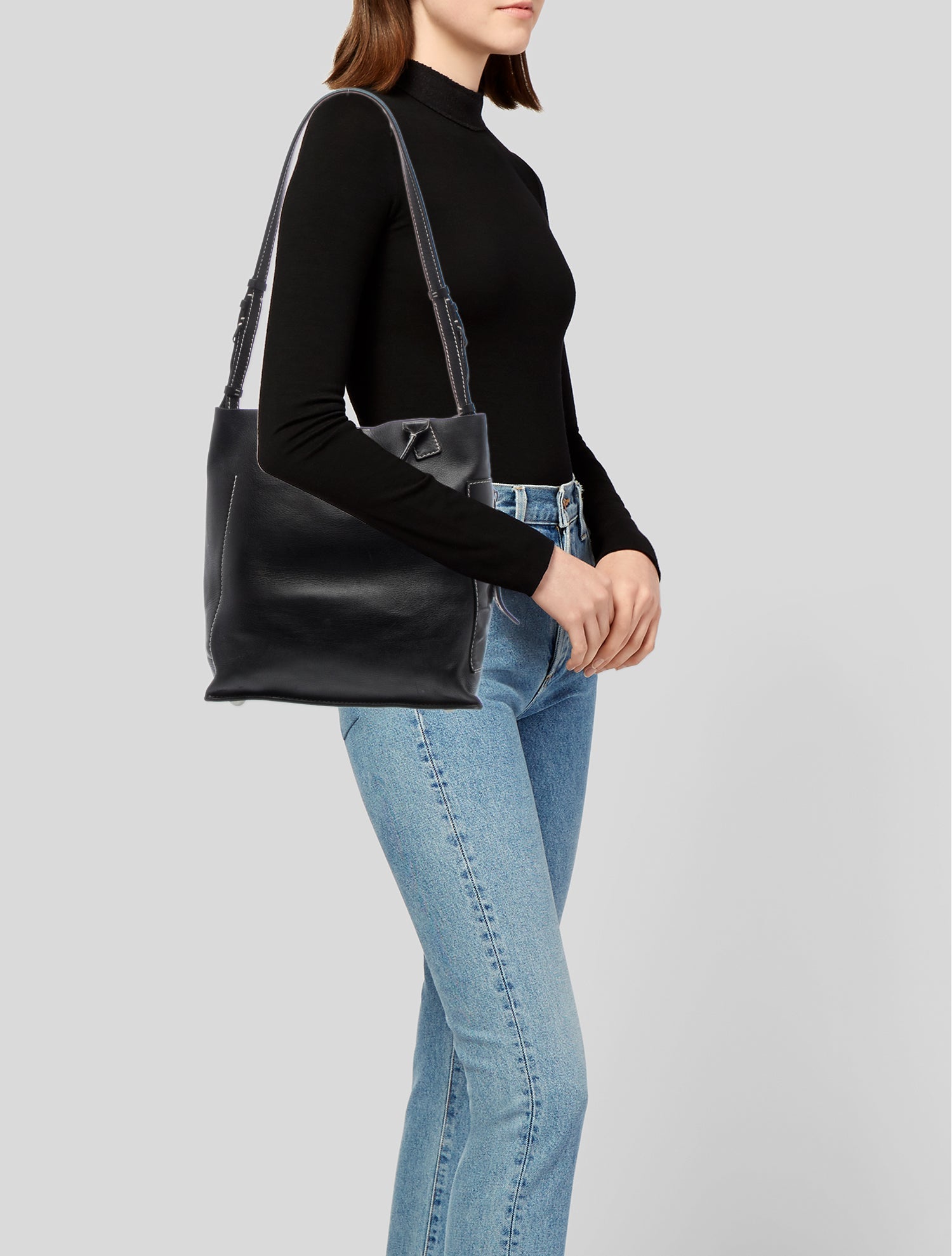 Acne Studios Leather Bucket Bag