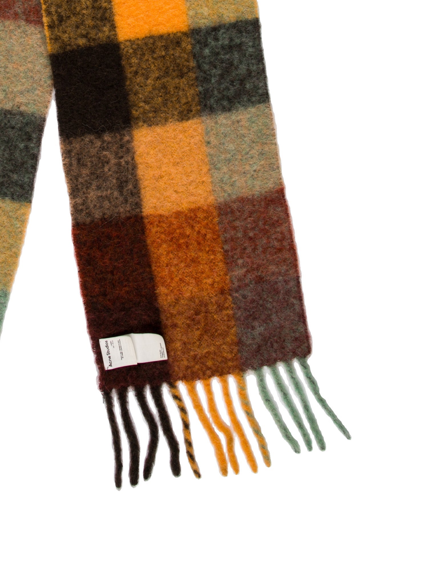 Acne Studios Alpaca Striped Scarf
