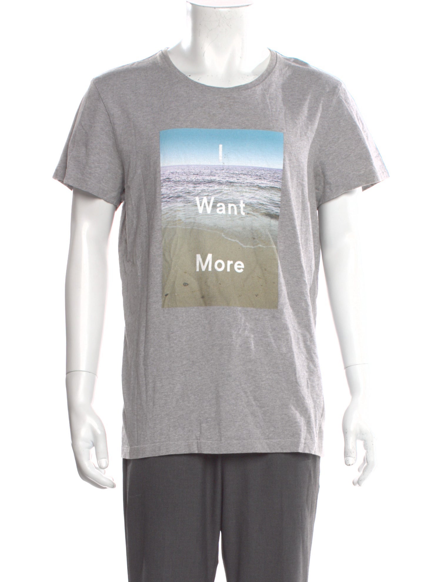 Acne Studios Graphic Print Crew Neck T-Shirt