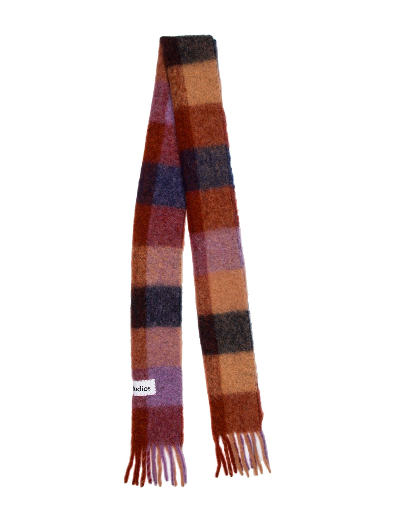 Acne Studios Alpaca Striped Scarf