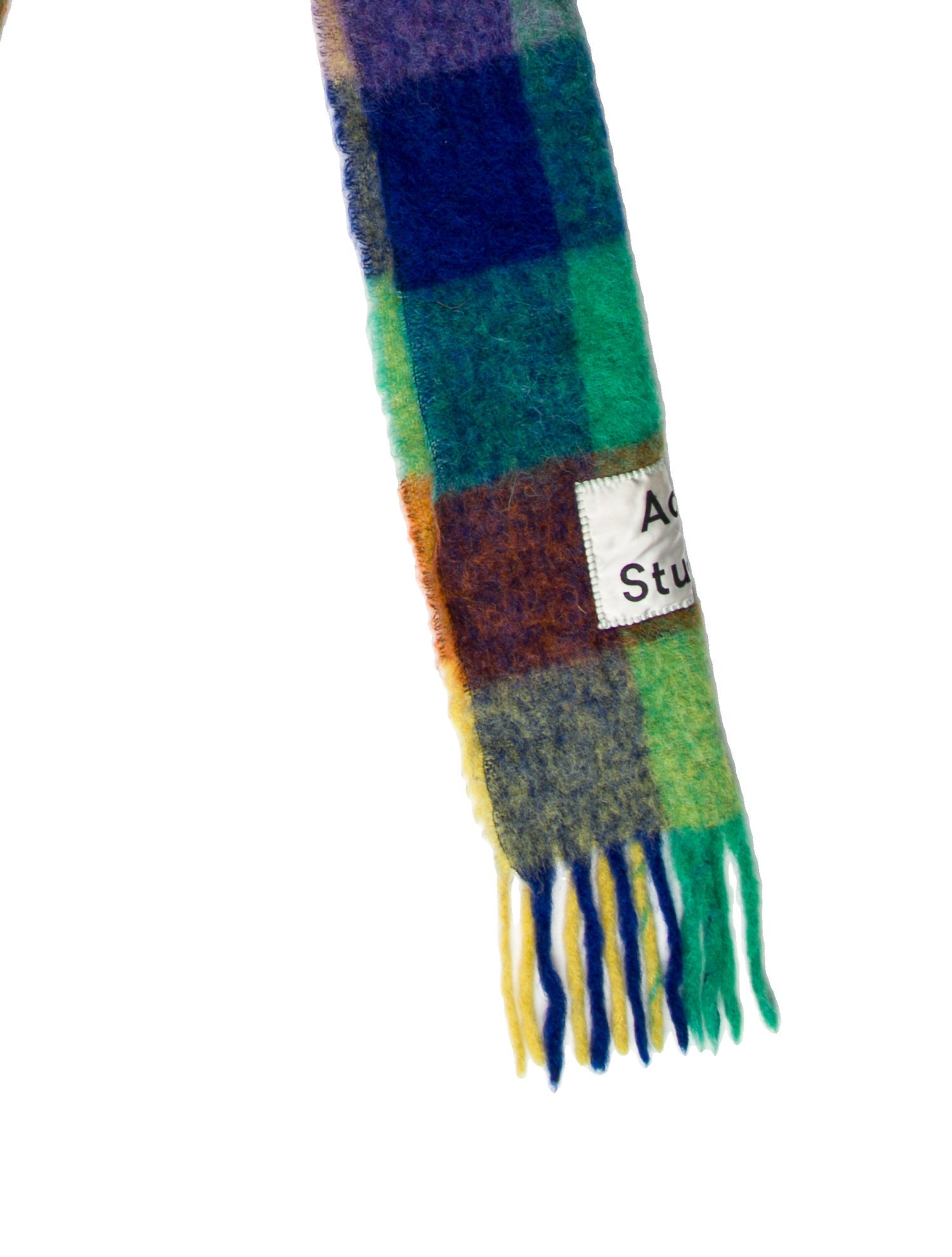 Acne Studios Plaid Print Scarf