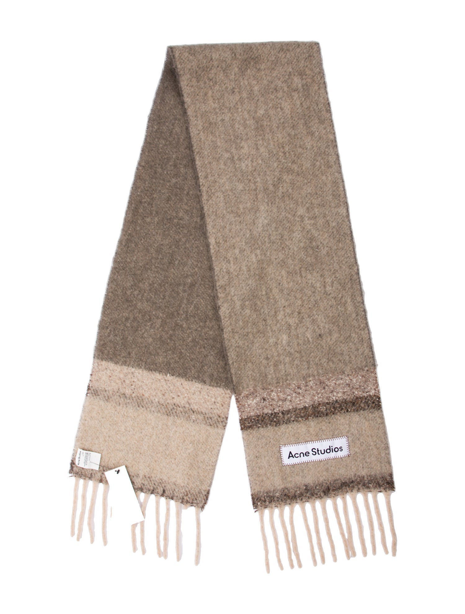 Acne Studios Alpaca Striped Scarf