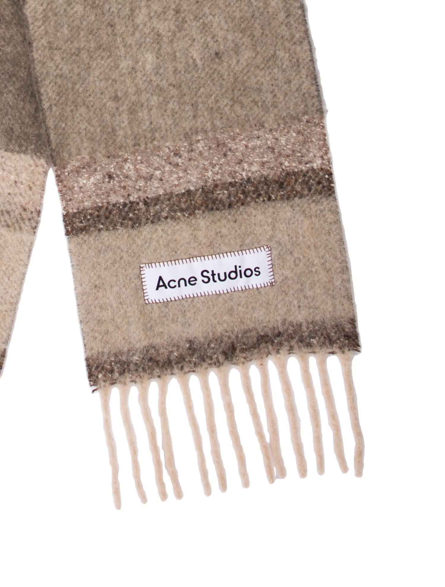 Acne Studios Alpaca Striped Scarf