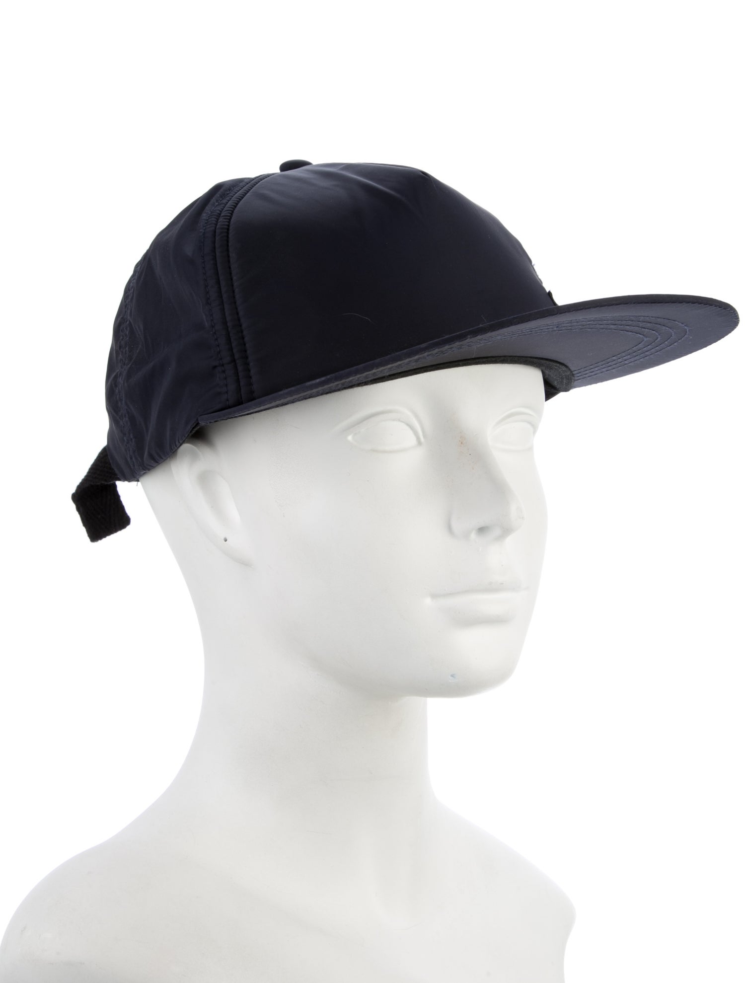Acne Studios Blue Cotton Felt Baseball Cap With Adjustable Closure