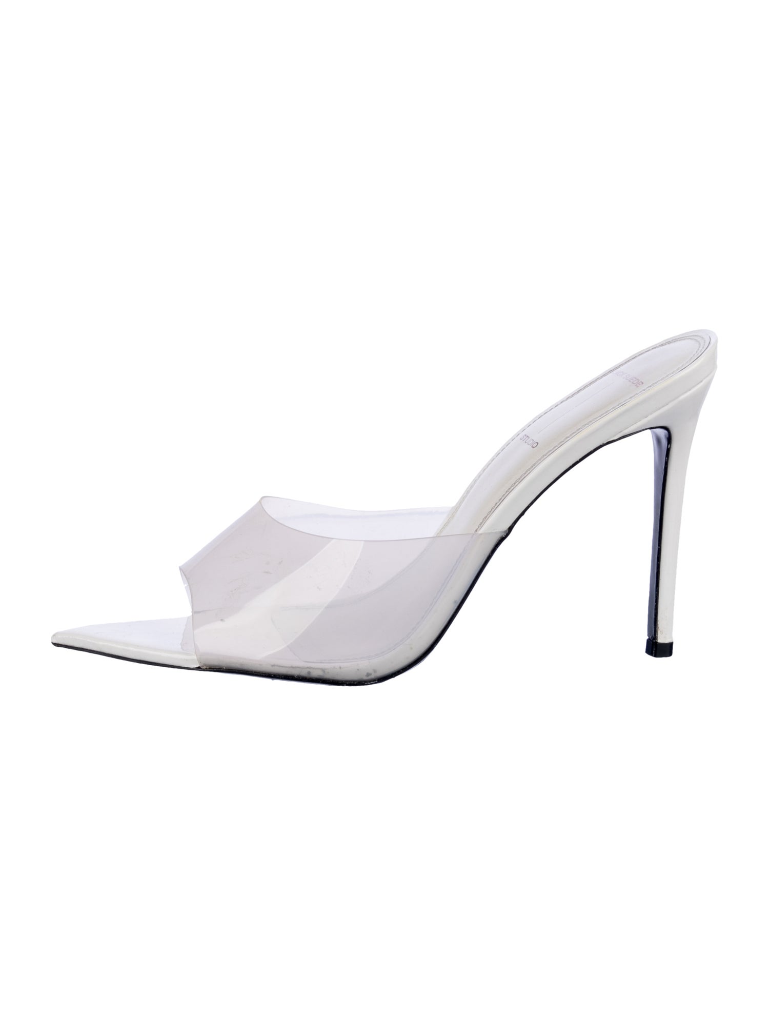 Black Suede Studio PVC Sandals