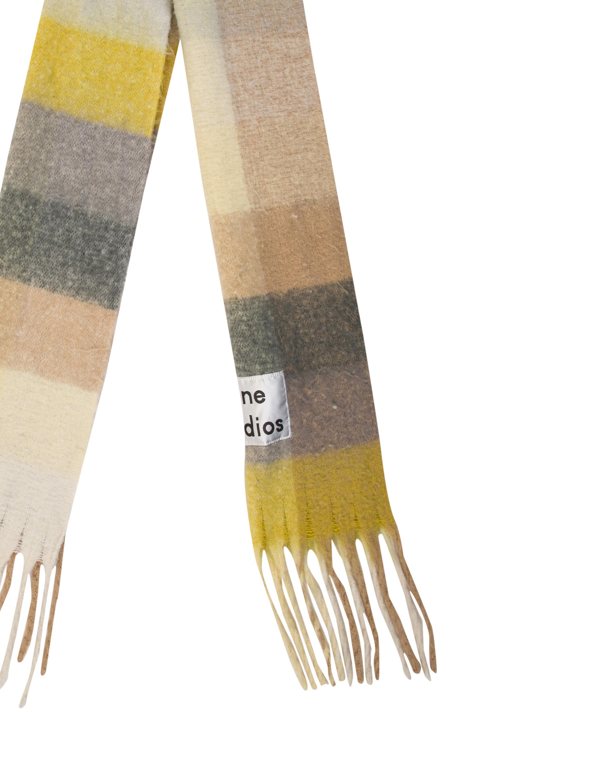 Acne Studios Plaid Print Scarf