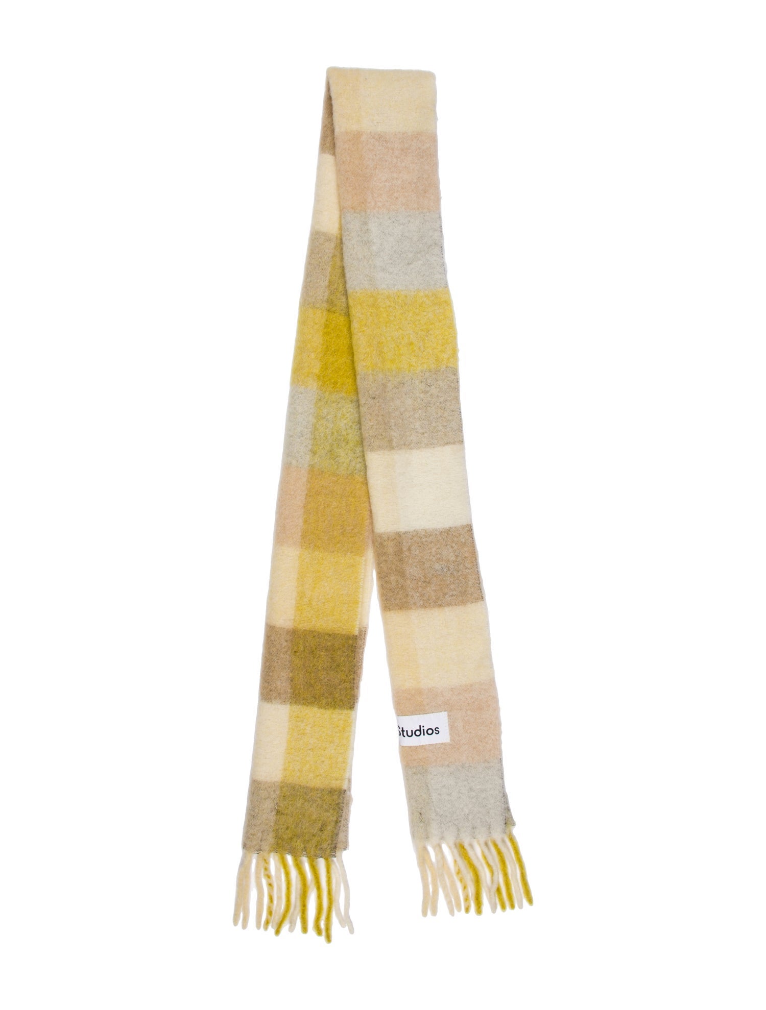 Acne Studios Plaid Print Scarf