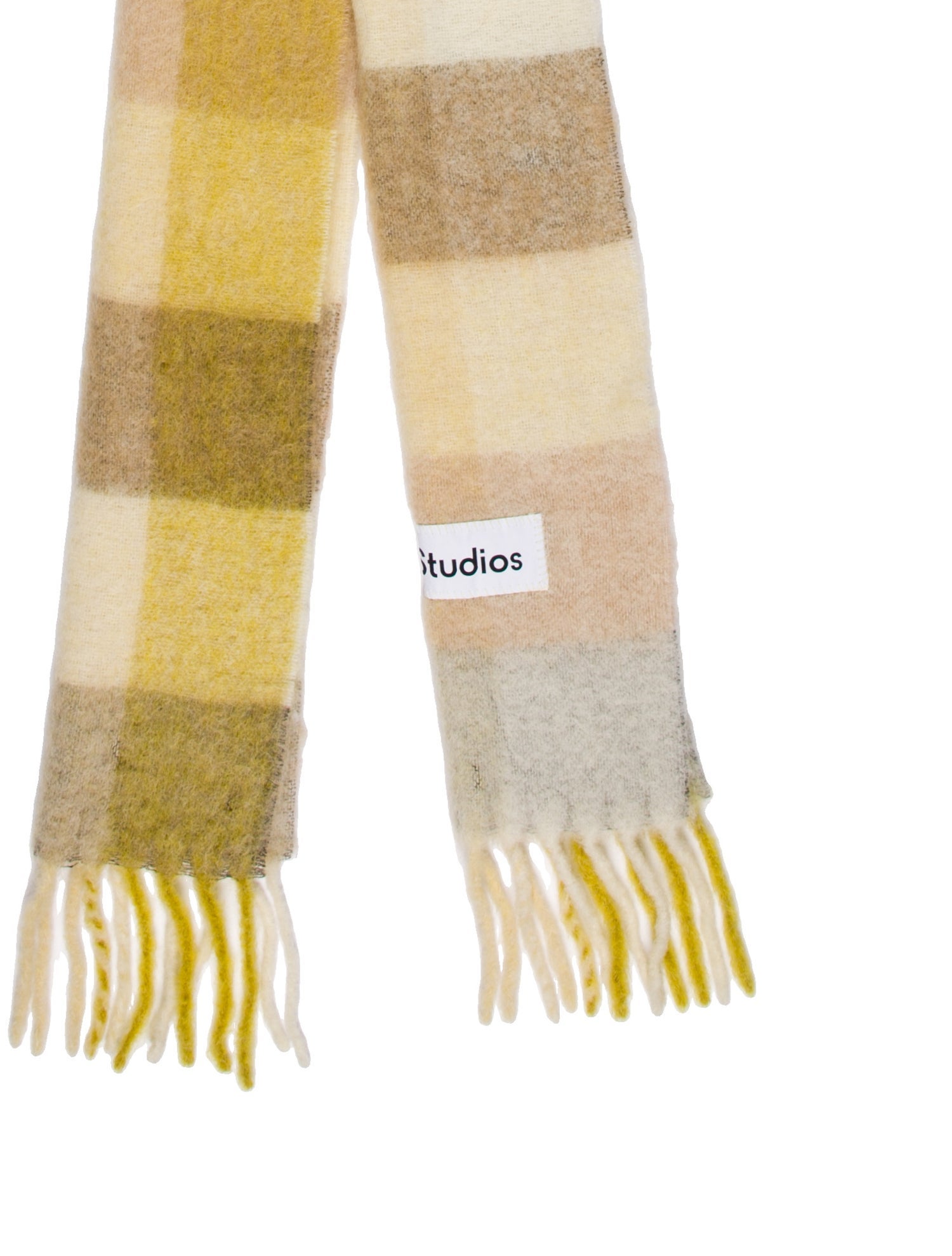 Acne Studios Plaid Print Scarf