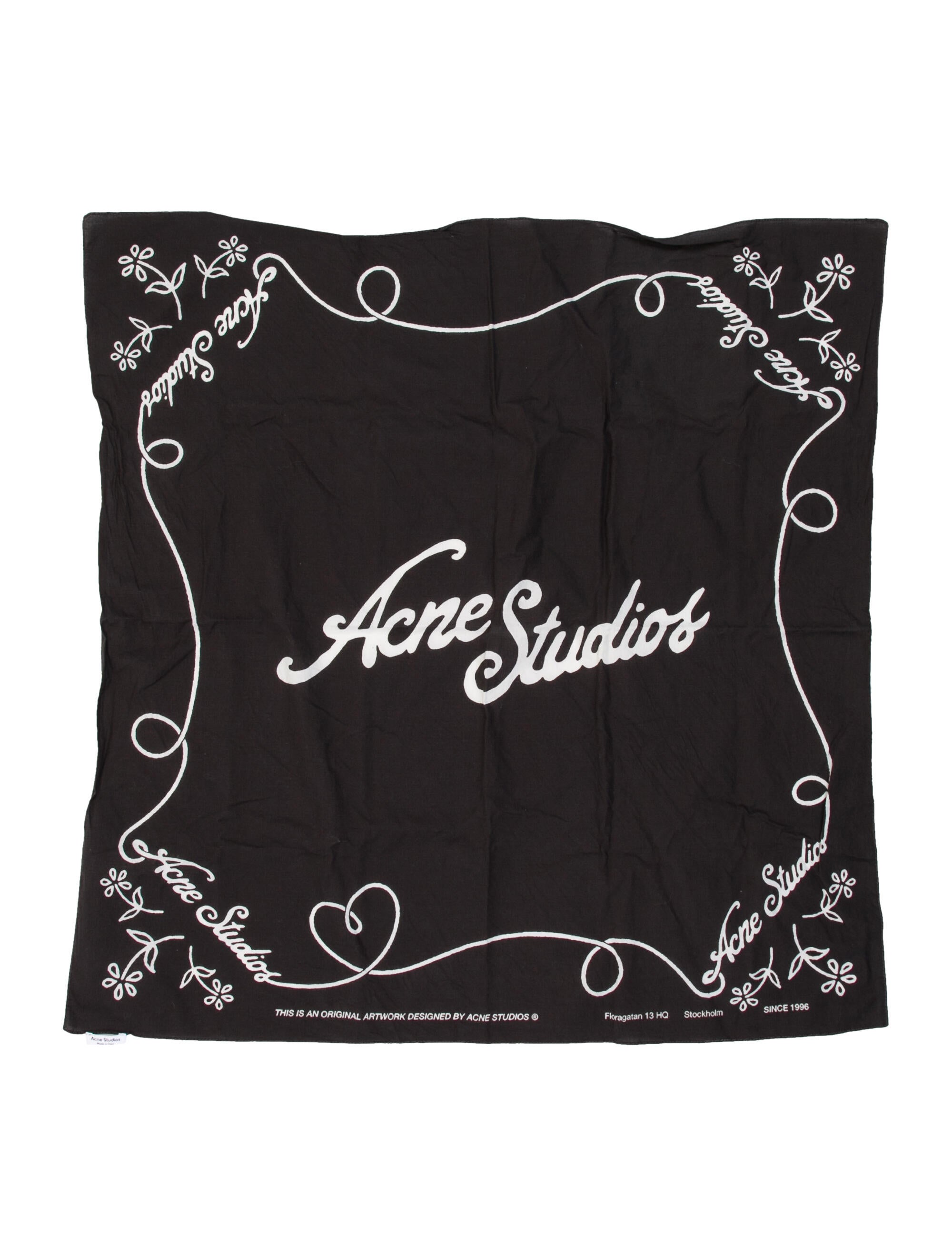 Acne Studios Printed Bandana