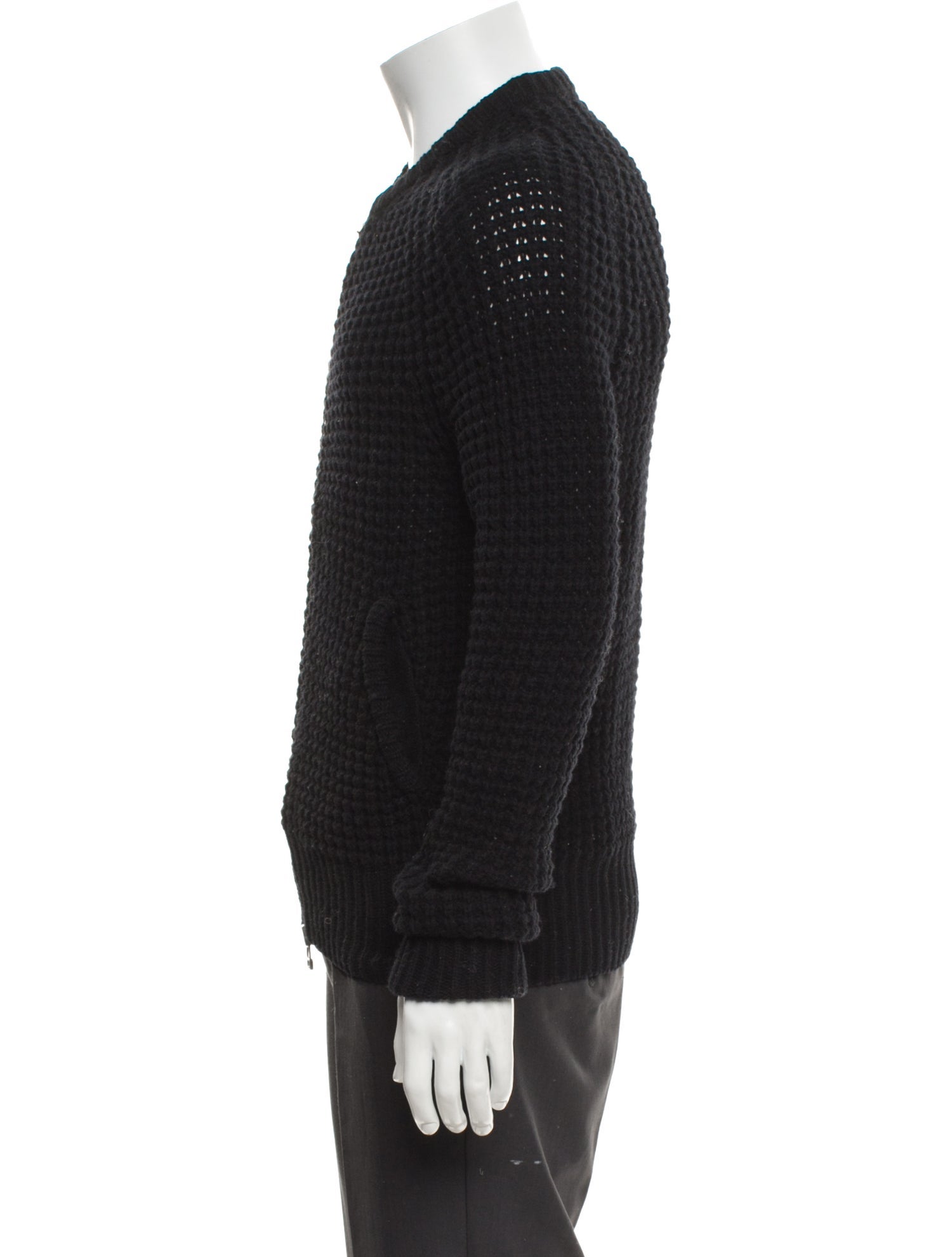 Acne Studios Wool Mock Neck Cardigan