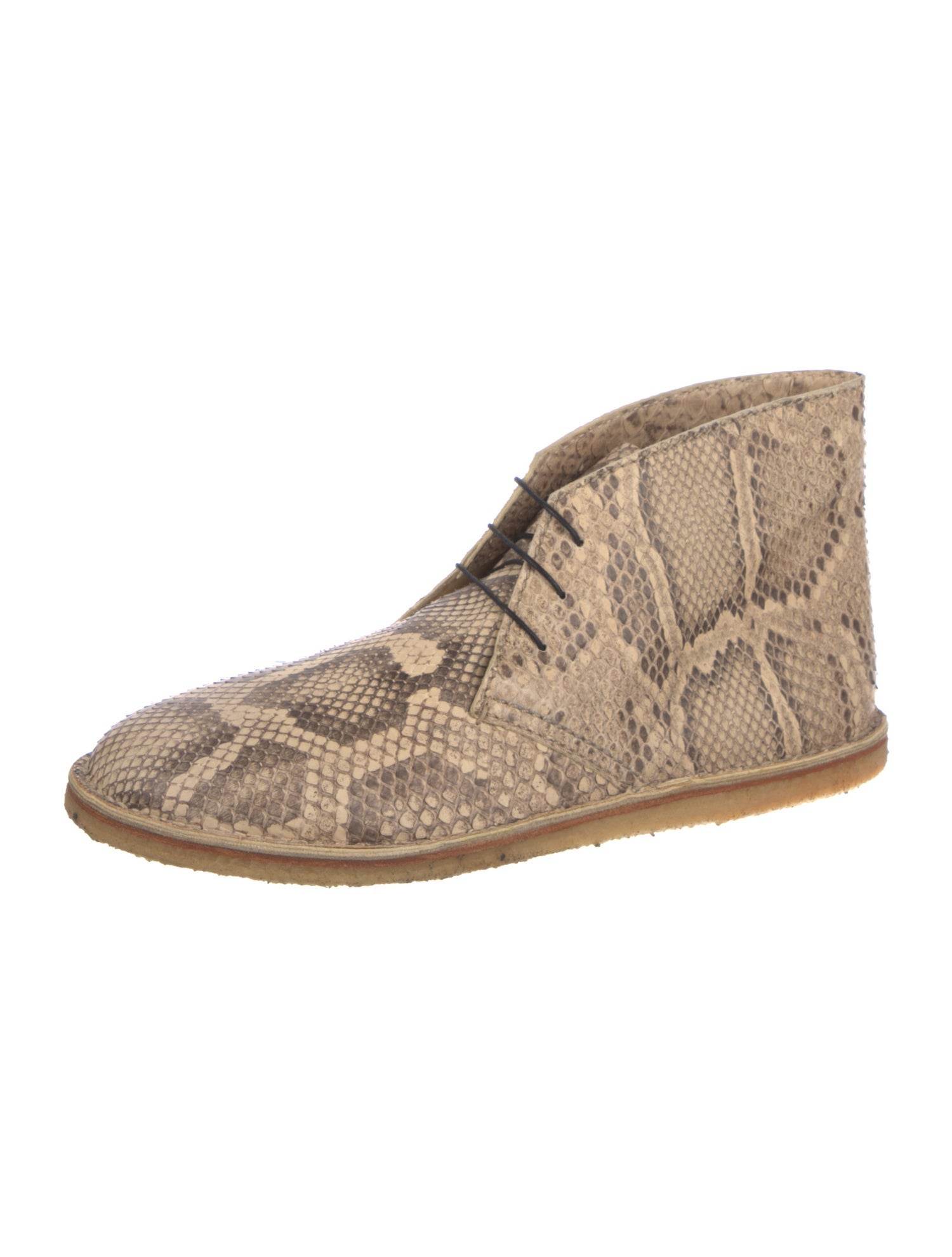 Acne Studios Snakeskin Animal Print Sneakers