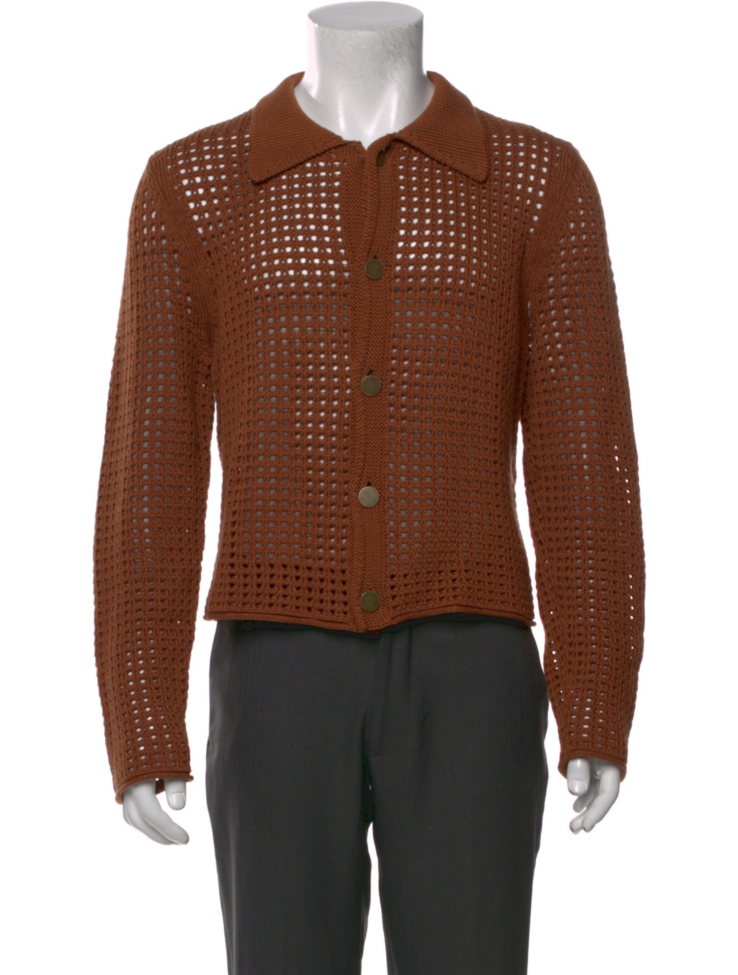 Acne Studios Crew Neck Long Sleeve Cardigan