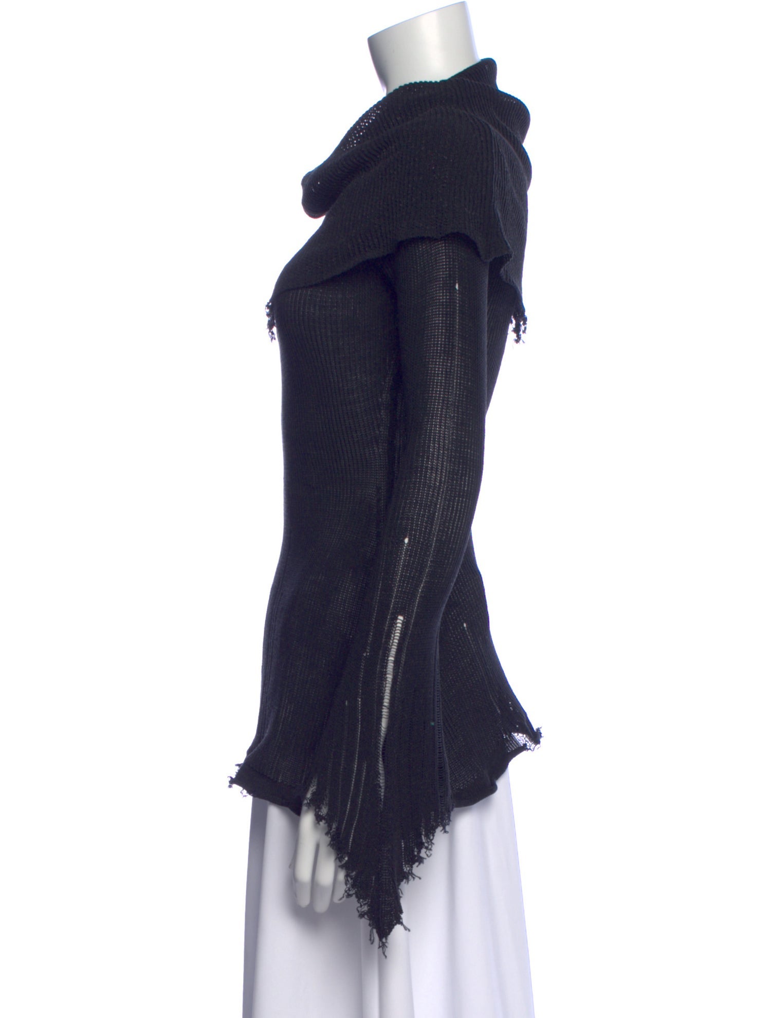 Acne Studios Cowl Neck Long Sleeve Top