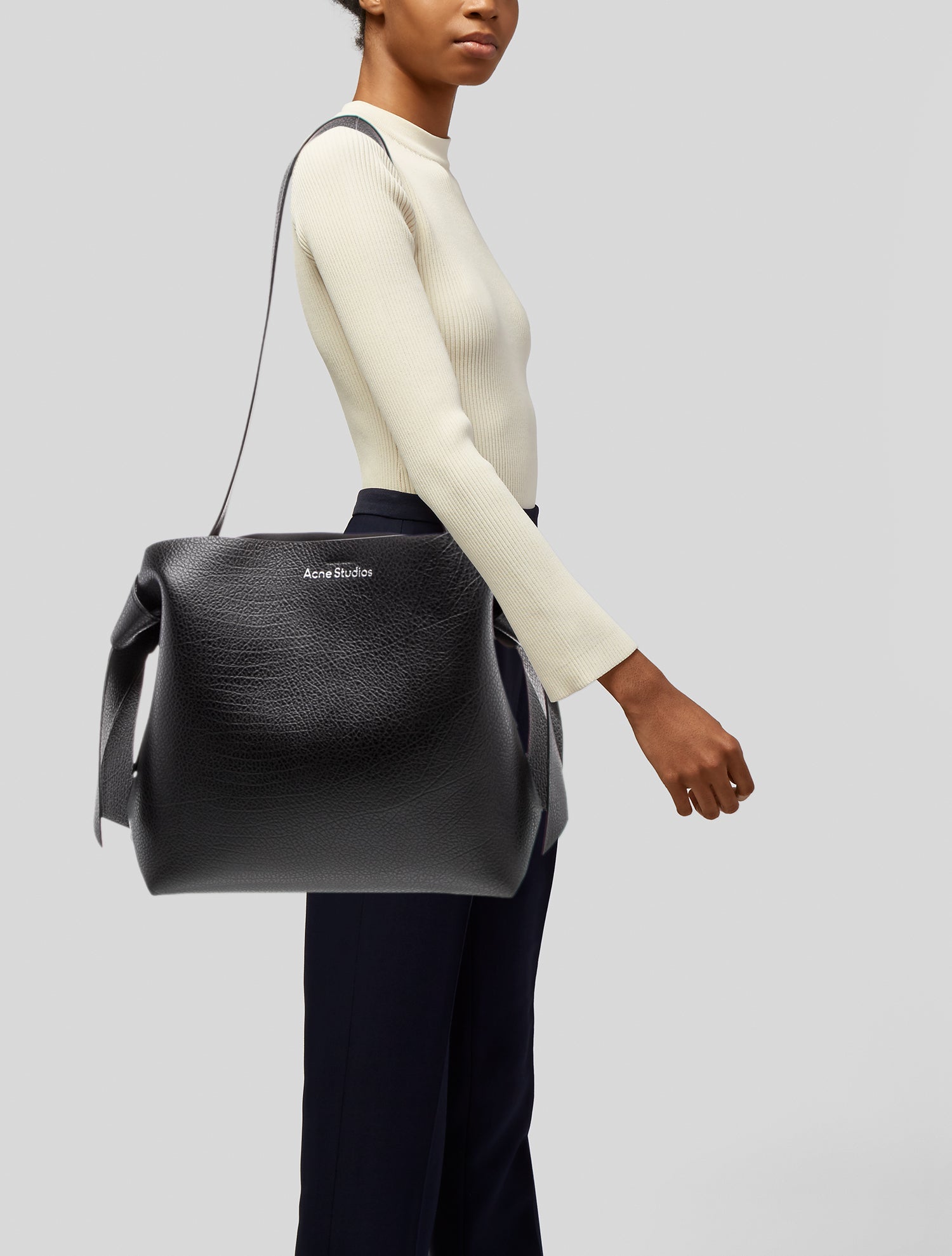 Fendi Zucchino Pochette - Blue Shoulder Bags, Handbags - FEN287313