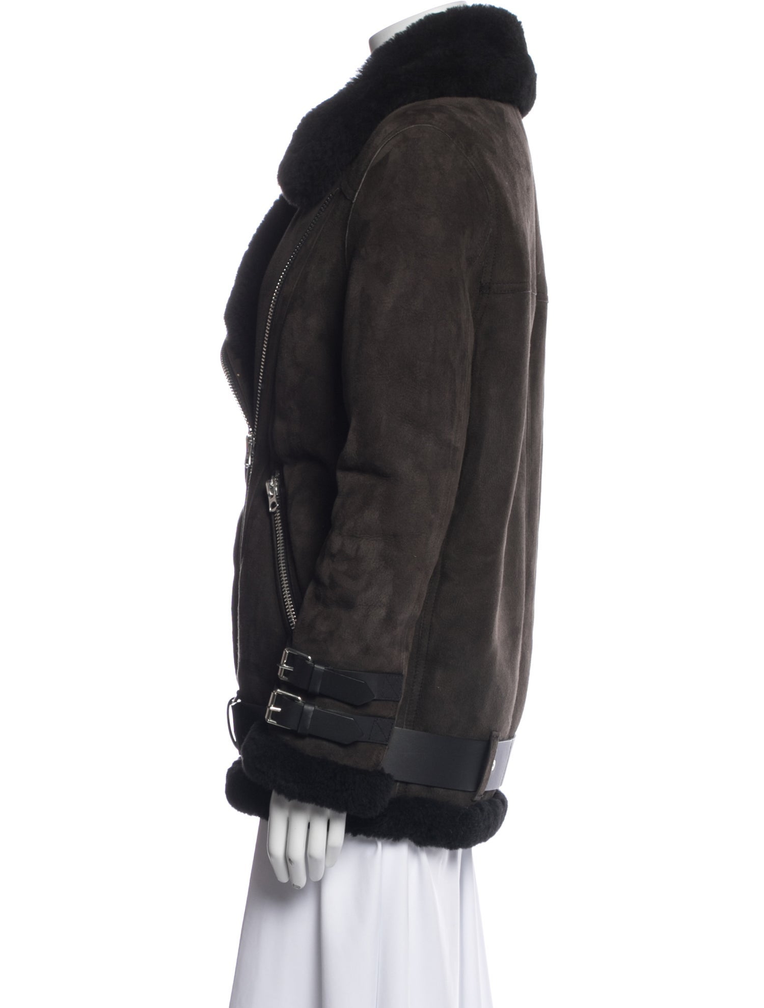 Acne Studios Shearling Fur Coat