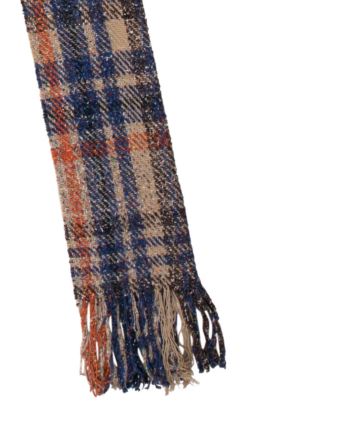 Acne Studios Tweed Plaid Print Scarf