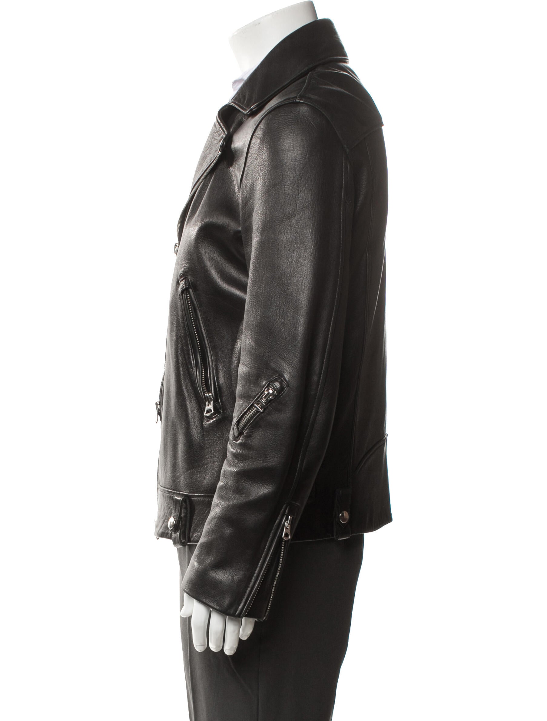 Acne Studios Lamb Leather Moto Jacket