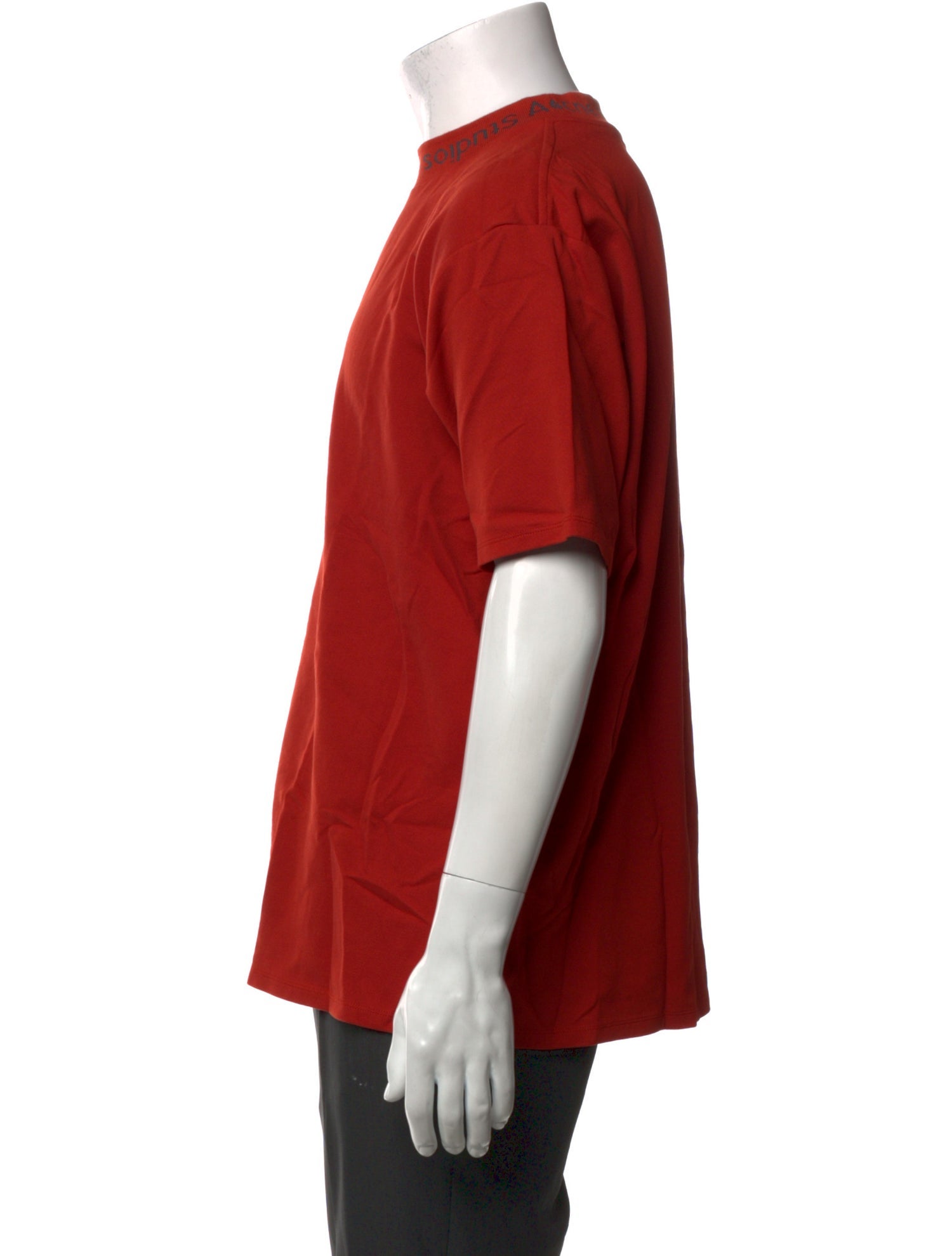 Acne Studios Mock Neck Short Sleeve T-Shirt