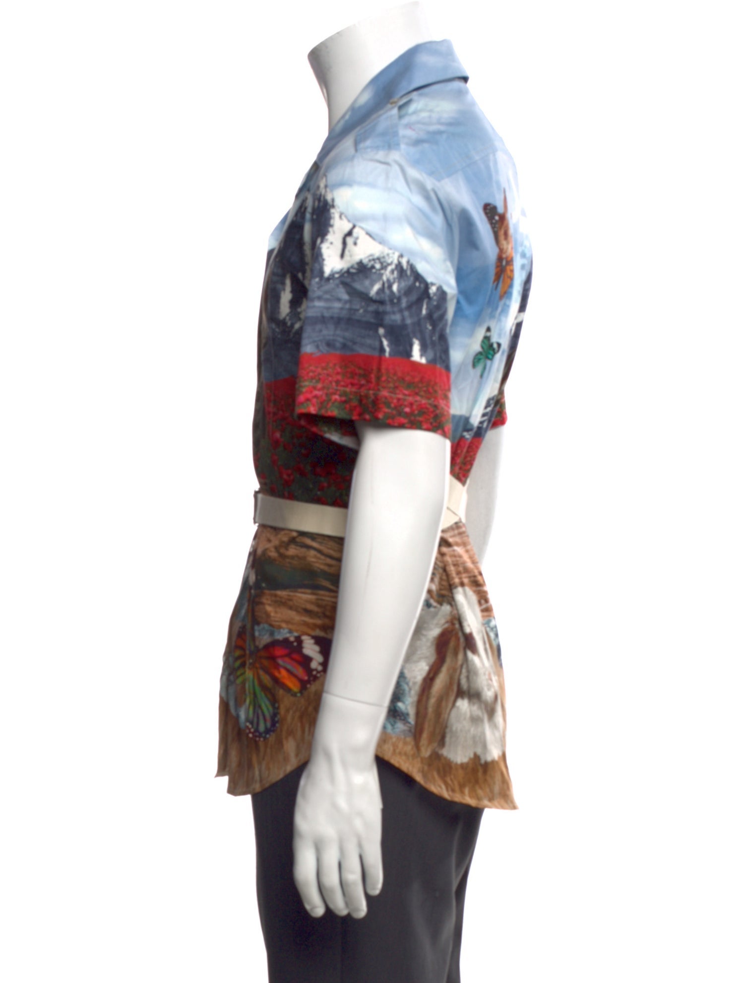 Acne Studios Graphic Print Short Sleeve Shirt