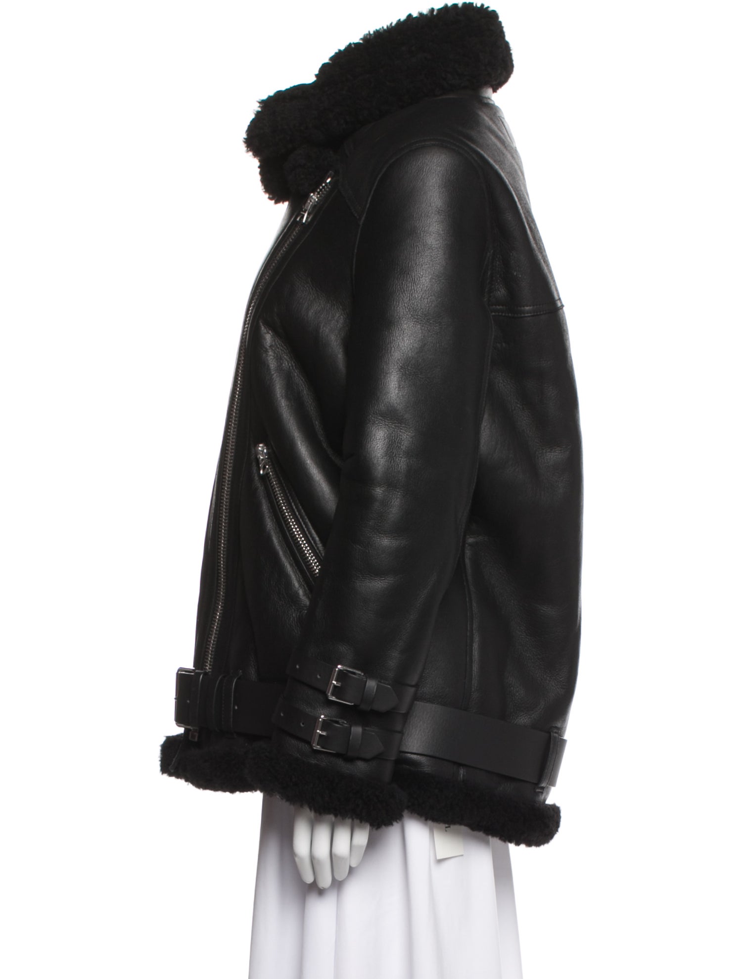 Acne Studios Shearling Biker Jacket