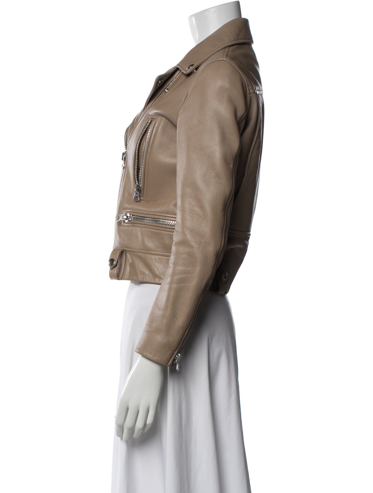 Acne Studios Lamb Leather Biker Jacket