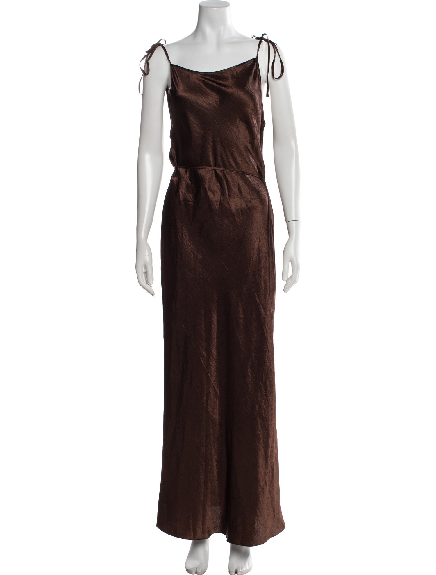 Acne Studios Cowl Neck Long Dress