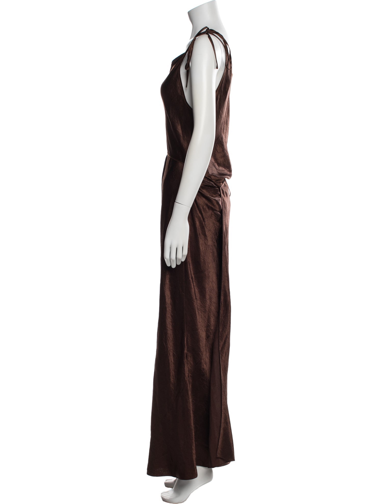 Acne Studios Cowl Neck Long Dress