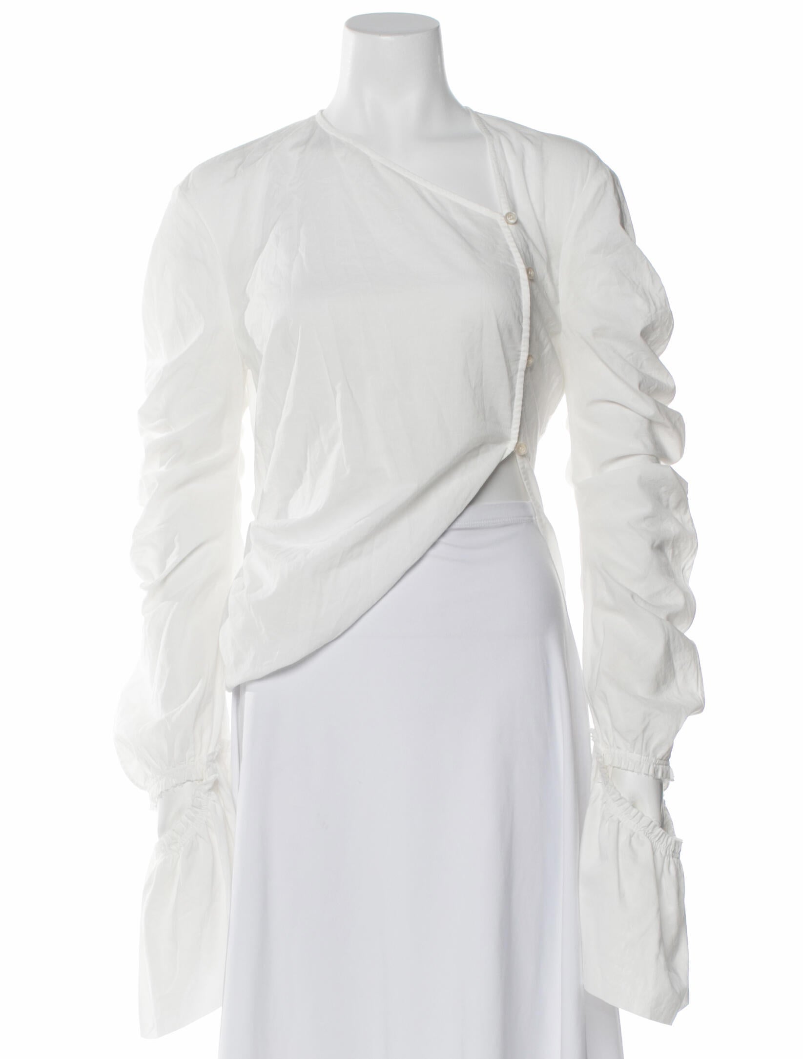 Acne Studios Asymmetrical Long Sleeve Top