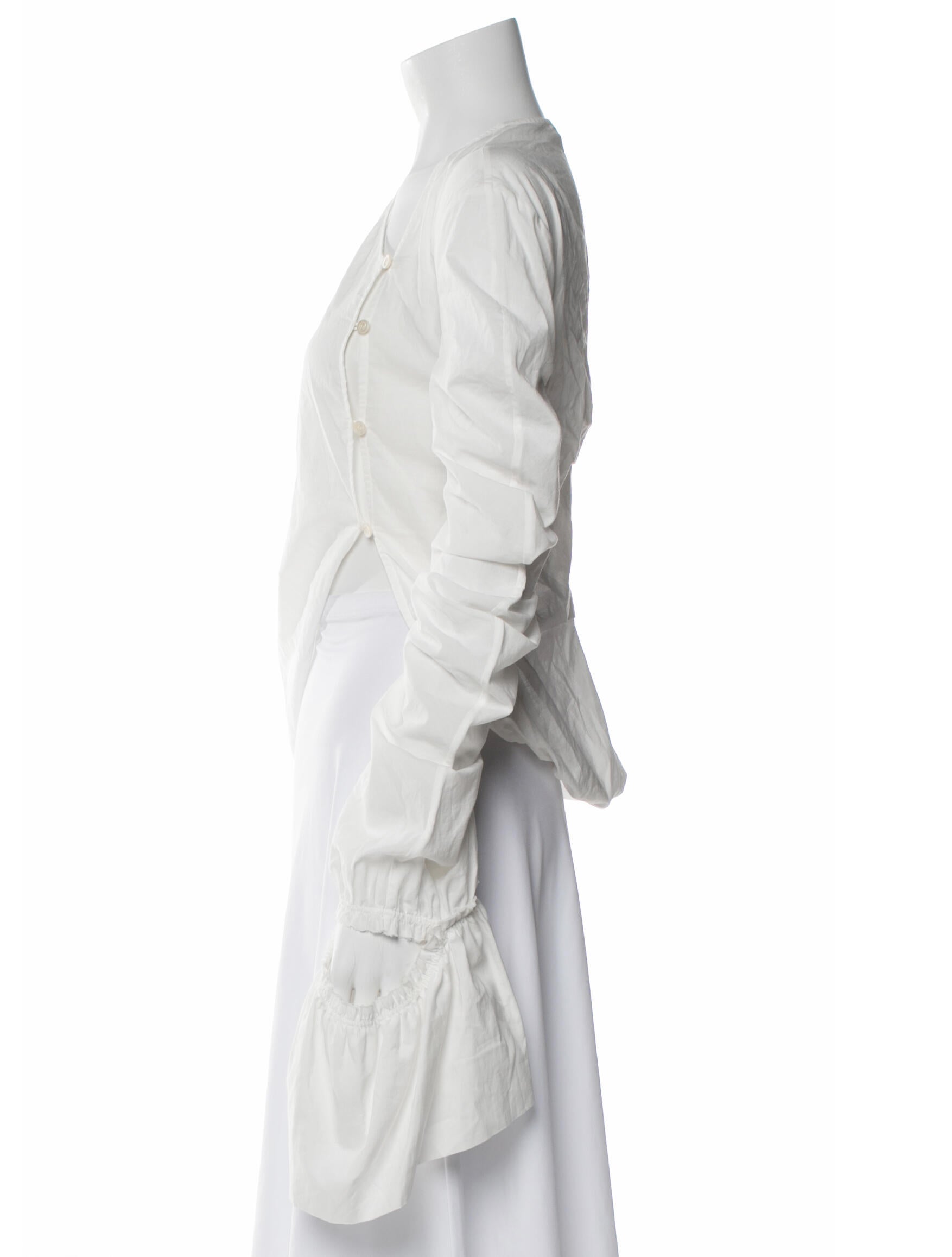 Acne Studios Asymmetrical Long Sleeve Top