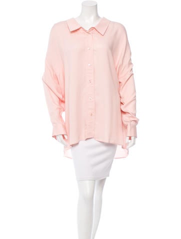 Acne Oversize Button-Up Top