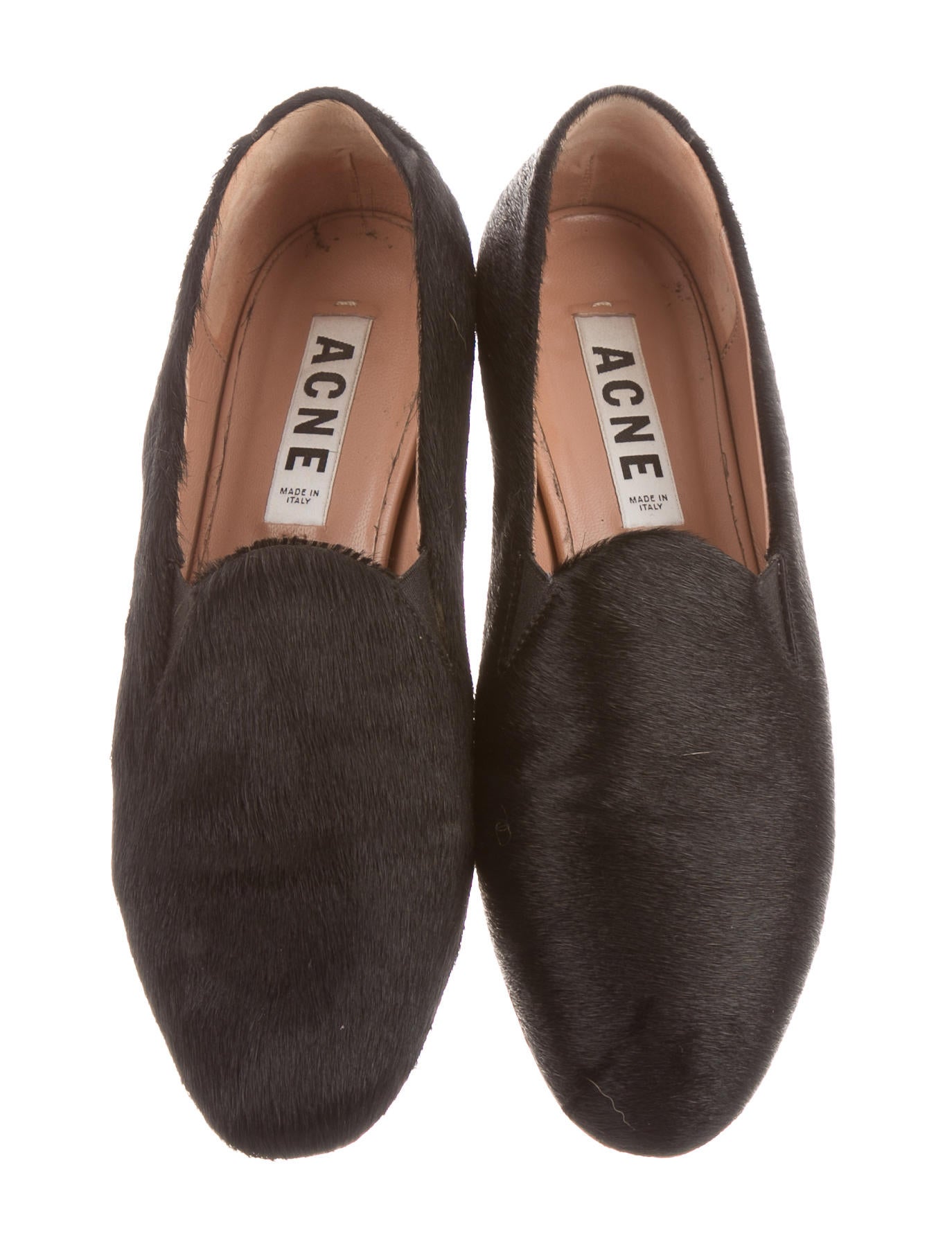 acne loafers acne black ponyhair loafers shoes acn26833 the realreal acne loafers acne black ponyhair loafers shoes acn26833 the realreal