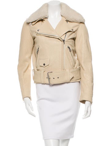 Acne Mape Shearling Collar Jacket