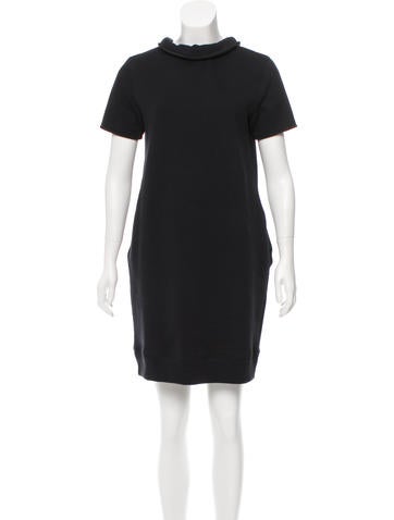 Acne Mock Neck Sweater Dress