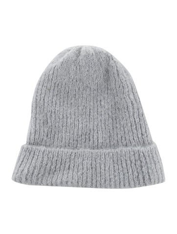 Acne Rib Knit Mohair Beanie