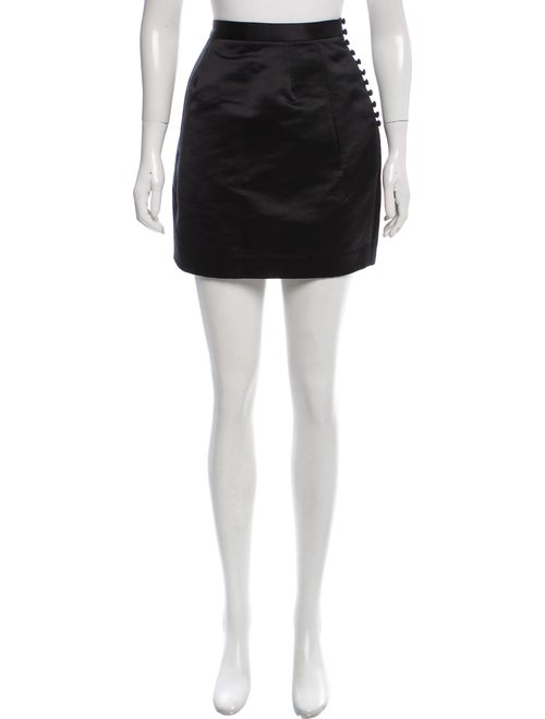 Acne Studios Satin Willow Skirt Black