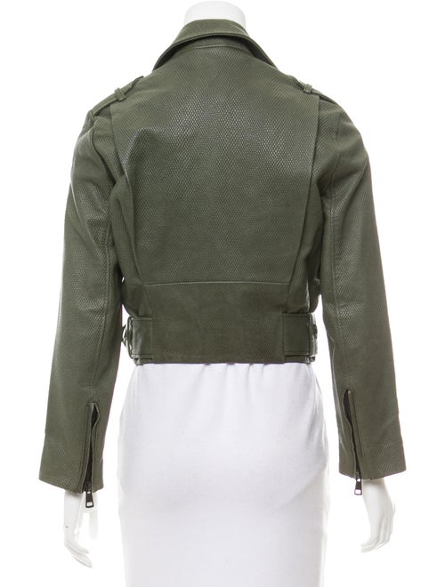 Acne Studios Mape Petite Leather Jacket Clothing