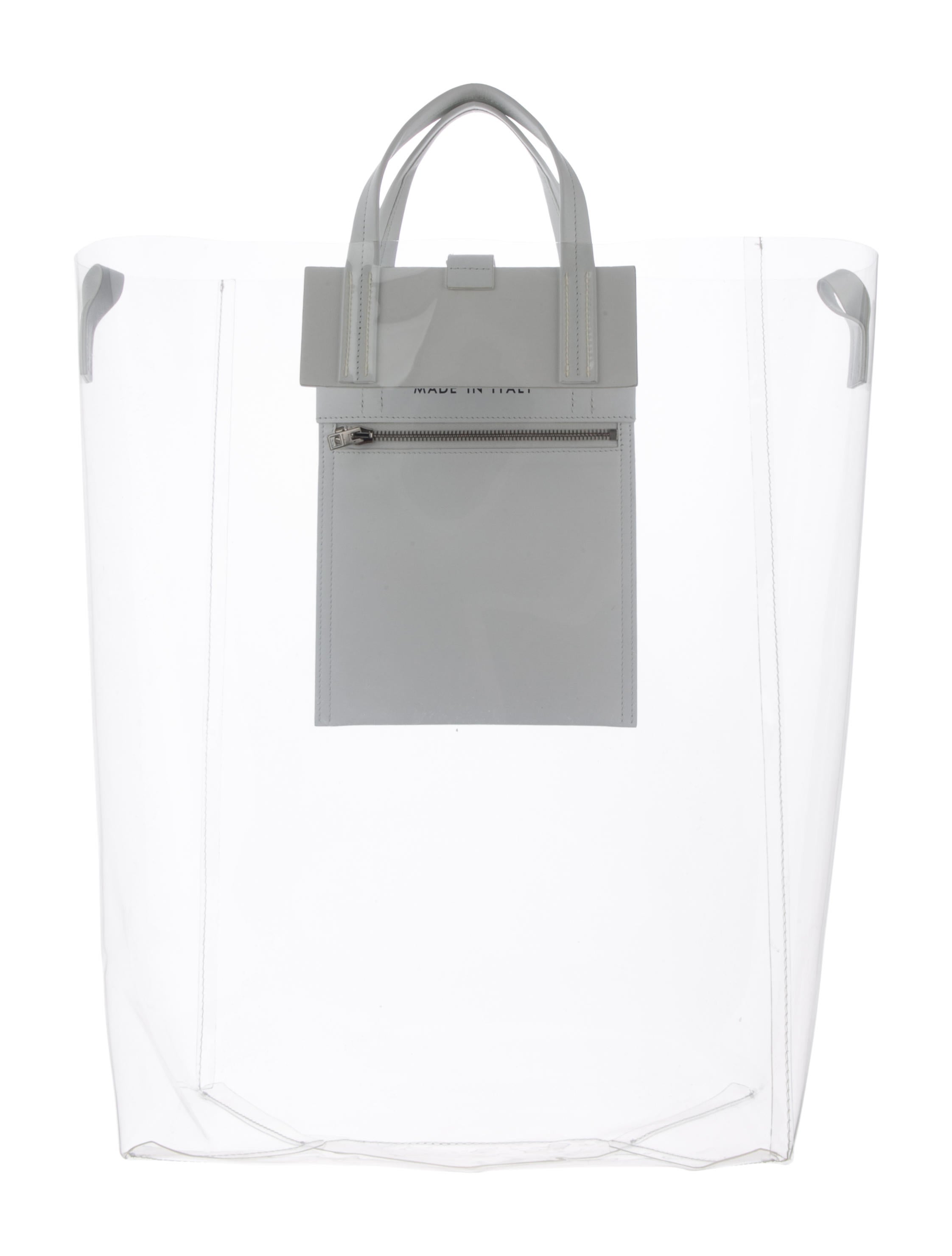 acne pvc tote