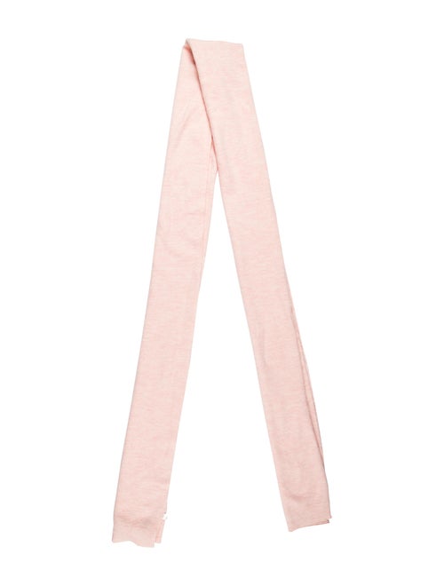 Acne Studios Wool Knit Scarf Pink