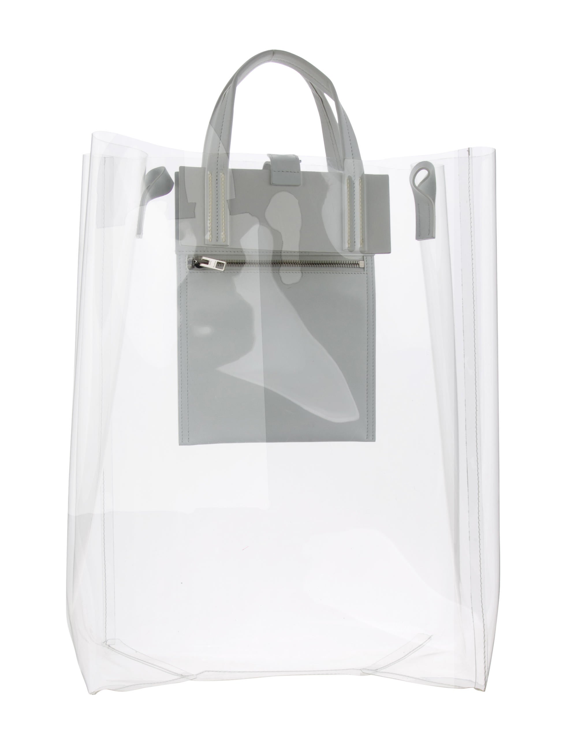 acne studios pvc tote