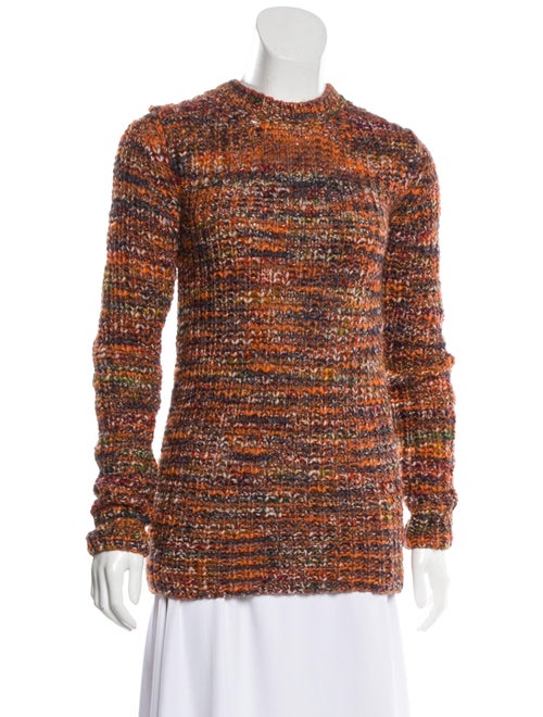 Acne Studios Medium-Weight Knit Sweater Orange
