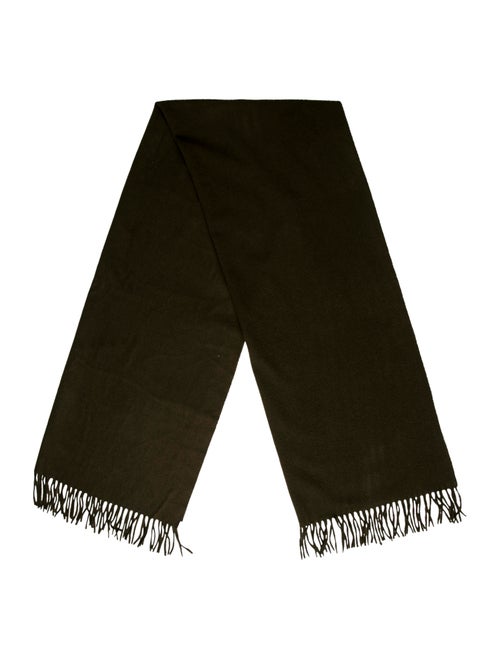Acne Studios Woven Wool Scarf Olive