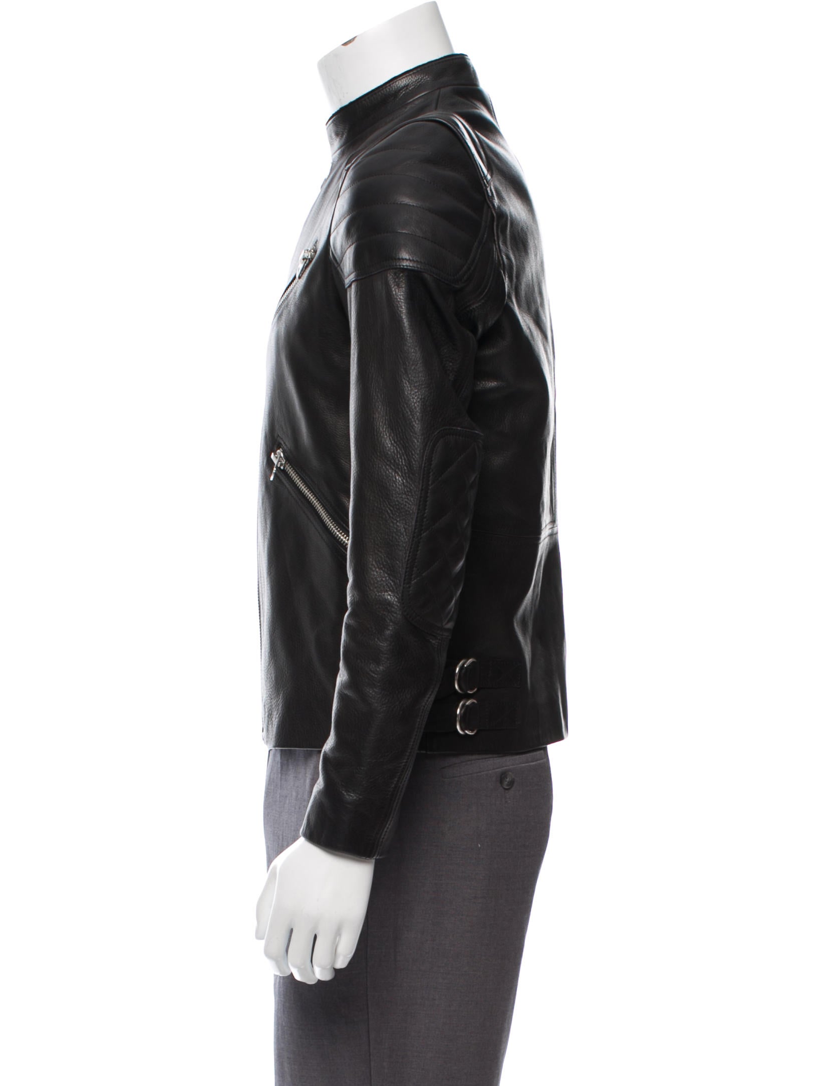 acne studios oliver leather jacket