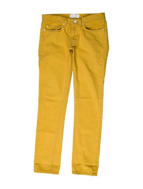 Acne Studios Woven Skinny Jeans yellow