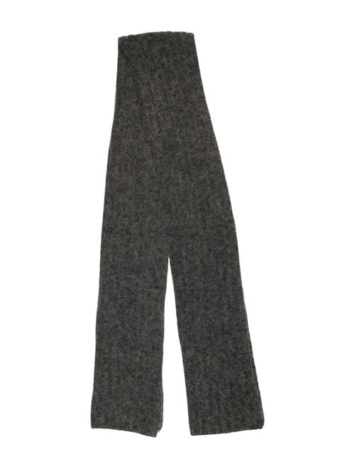 Acne Studios Mohair & Wool Scarf Grey