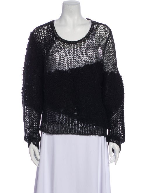 Acne Studios Scoop Neck Sweater Black